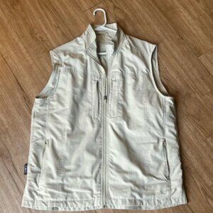 Mens ScotteVest - L - Beige - cargo tech vest